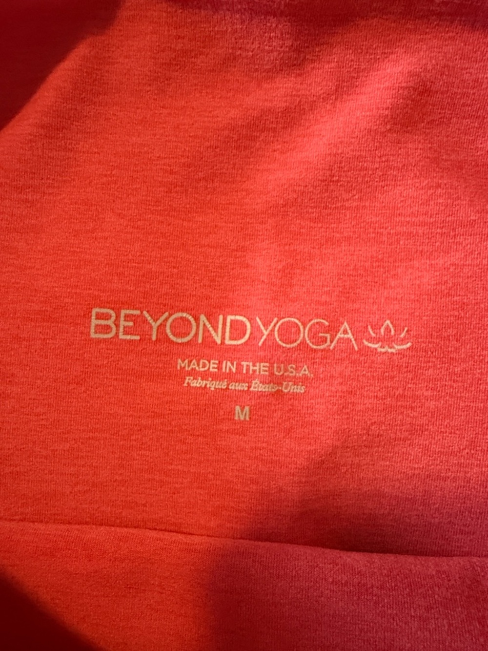 Beyond Yoga Coral Red High-Waist Leggings - Picture 3 of 3